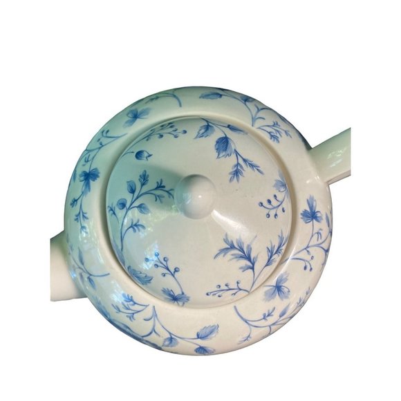 CHURCHILL PRAGUE BLUE ROSE CHINTZ 3 PIECE TEAPOT SET - Picture 14 of 14